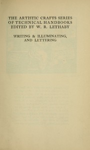 Writing & Illuminating, & Lettering